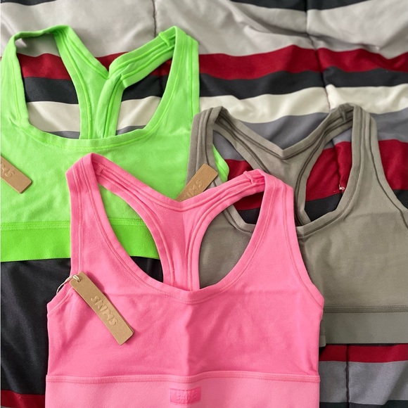Skims Jerseys Cotton Racerback Bra Pack - Picture 2 of 4